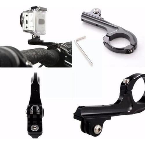 Bike Handlebar Mount Bicycle Motorcycle CNC Aluminum Holder SJ5000 Fixing Bracket Sports For Gopro Accessories Bicycle Came Y0Q4