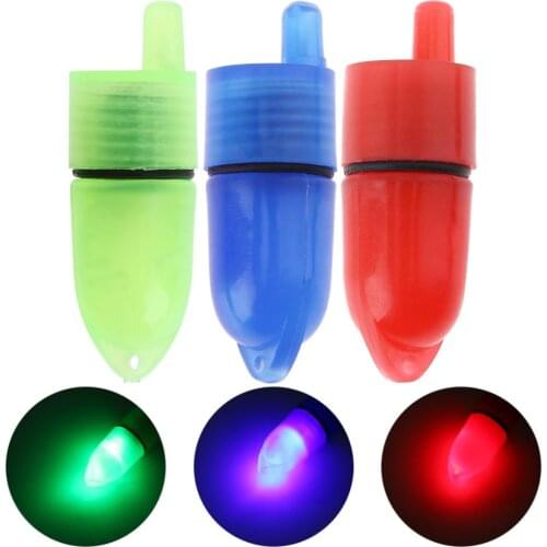 10Pcs Fishing Rod Tip LED Light Fishing Bells Alarm Clip Night Lights for Twin Bell Bite Ring Fish Bait Alarm Fishing Tools Whol