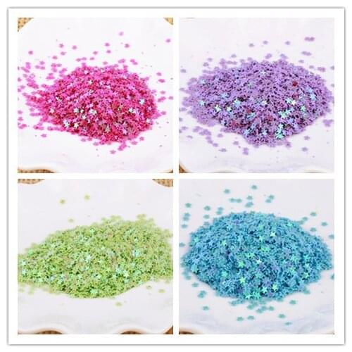 30g 3mm Star Sequins Nail Art Flat Loose Sequins Glitter Paillettes Wedding Craft Kids DIY Accessories 5 Colors Available
