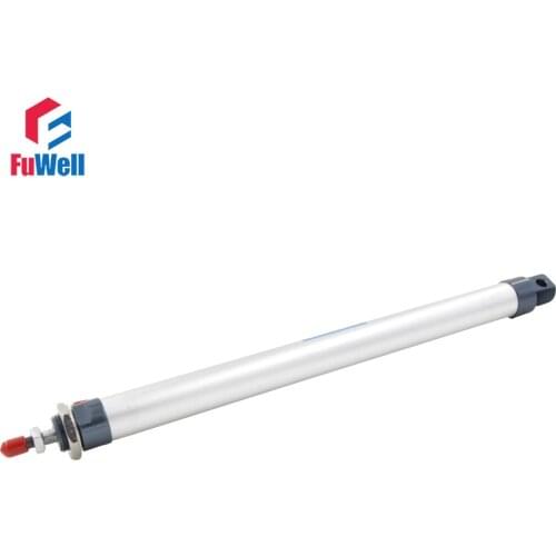 Aluminum Alloy MAL Pneumatic Cylinder 20mm Bore 25/50/75/100/125/150/200/250/300mm Stroke Double Acting Air Cylinder