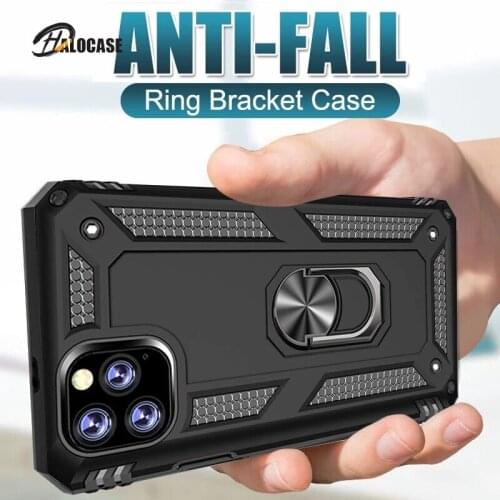 Shockproof Armor Case For iPhone 12 11 Pro XS Max X XR Phone Back Cover For iPhone 12 Mini 7 8 6 6s Plus SE 2020 Car Holder Case