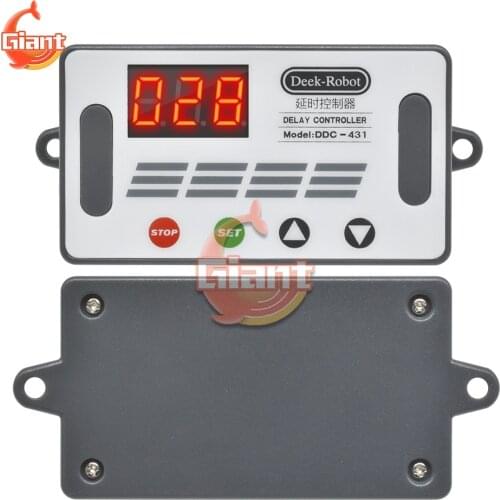 DDC-431 Time Delay Relay Switch LED Digital Display Relay 12V Controller Timer Time Relay 30V 10A 250V 10A for PS4 Fridge Auto