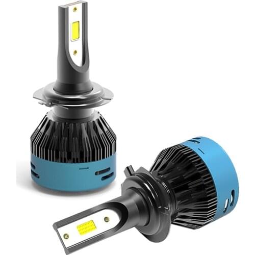 Raych LED Lamp for Car H1 H7 9012 Hir2 Mini Size Car Headlight 56W 6400Lm COB Chip LED Bulb Auto Fog Light 12V