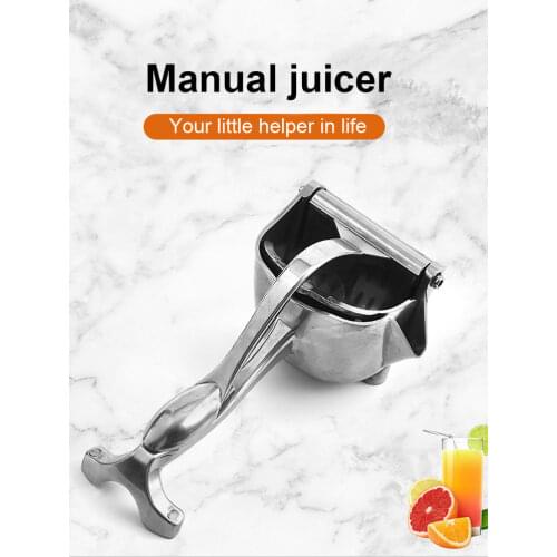 For Home Manual Juice Squeezer Aluminum Alloy Baby Fruits Hand Pressure Juicer Lemon Orange Sugar Juice Kitchen Fruit Tool
