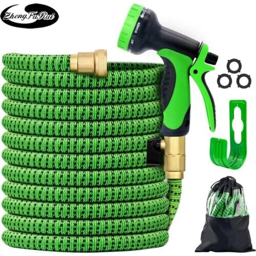 Car wash hose garden telescopic hose household powerful sprinkler brush car artifact watering garden watering can set