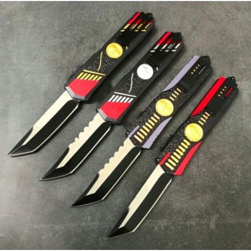 Folding Knife 440c Blade Fixed Blade Tactical Self Defense Camping Hunting Pocket Edc Knife Mict 825 826