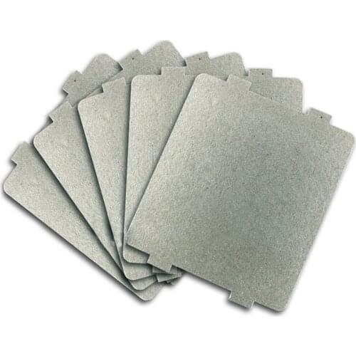 Behogar 5pcs Microwave Oven Mica Plate Sheet Paper Repairing Accessories Replacement Parts for Midea 9.9 x 10.8cm