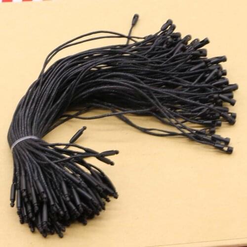 100Pcs Clothes Tag Rope White Black Red cords cotton hanging tablets for garment bag tags, DIY clothing accessories