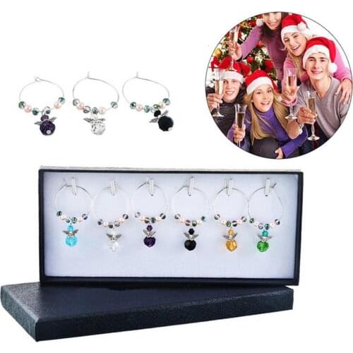Wine Glass Charms Tags Great Identification for Stem Glasses Martinis Champagne Flutes Tasting Party Decorations
