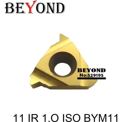 BEYOND 11 IR ISO 1.0/1.25/1.5/1.75/2.0 ISO carbide inserts for thread lathe tool holder SNR SEL SNR0012 SNR0010 11IR boring bar