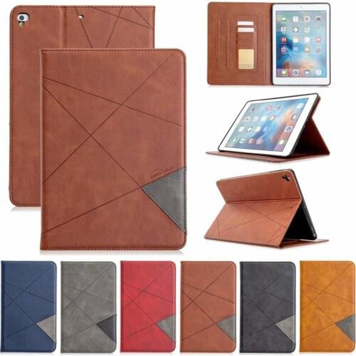 For iPad Air 2 Air 1 Stand Case Pro 9.7 iPad 9.7 2017 2018 Funda for iPad 6th 7th Business PU Leather Flip Book Case Smart Cover