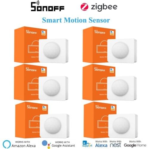 1-30pcs SONOFF Zigbee SNZB-03 Smart Motion Sensor Samrt Home Security,Support eWeLink APP SONOFF ZBBridge Alexa Google Home