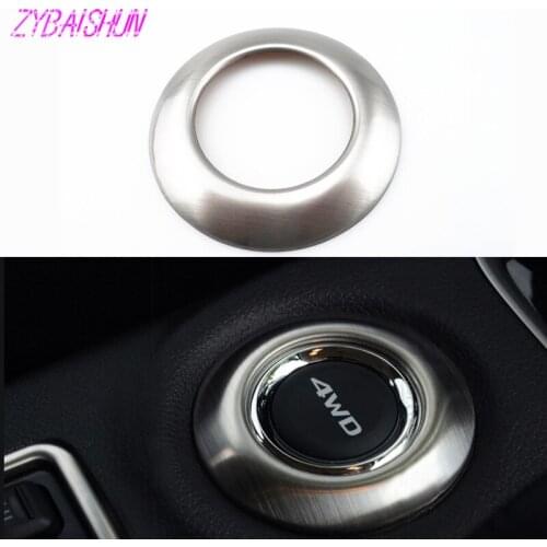 For 2013 2014 Mitsubishi Outlander 4 WD Sticker Sticker Decorating Stainless Steel Finish for Outlander Accessories