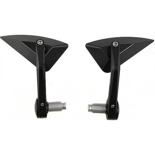 For Triumph Daytona 675 /R 955I Sprint Speed Four Motorcycle Cafe Racer Side Handle Bar End Mirror Blue Glass Mirrors