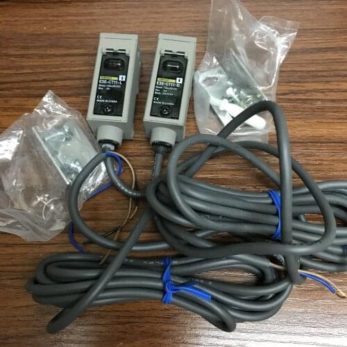E3S-CT11,CD62,CL2,CL1,CD61,CD12 OMRON Original Oil-resistant Long-range Photoelectric Sensor with Metal Housing