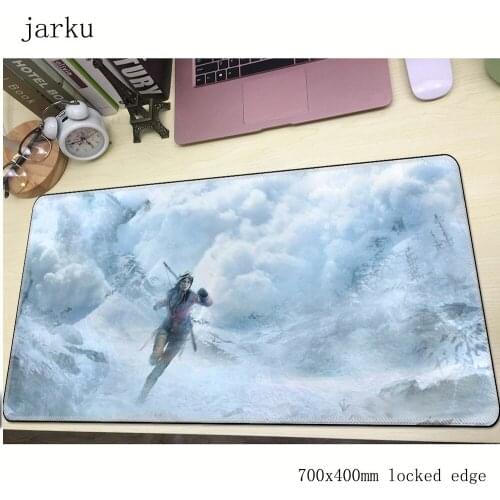 Tomb raider mouse pad gamer 700x400mm notbook mouse mat large gaming mousepad cheapest pad mouse PC desk padmouse