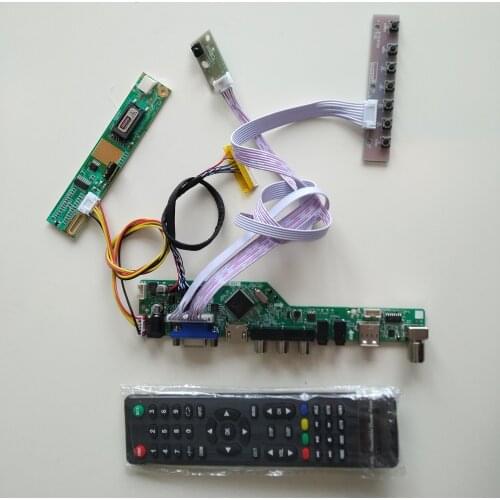 TV TV56 USB AV Audio DVI VGA LCD RF HDMI Controller board Kit for 17.1 LP171WP4(TL)(N1)/(TL)(B5) Screen 1440X900