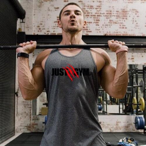 New Arrivals Bodybuilding Stringer Tank Top Men Just Gyms Letters claws Print Fitness Clothing Muscle Vest Male Undershirt