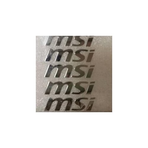 LOGO metal stickers for MSI
