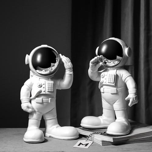 MGT[]Nordic Astronaut Statue Model Decoration Creative Space Character Home Decoration Crafts