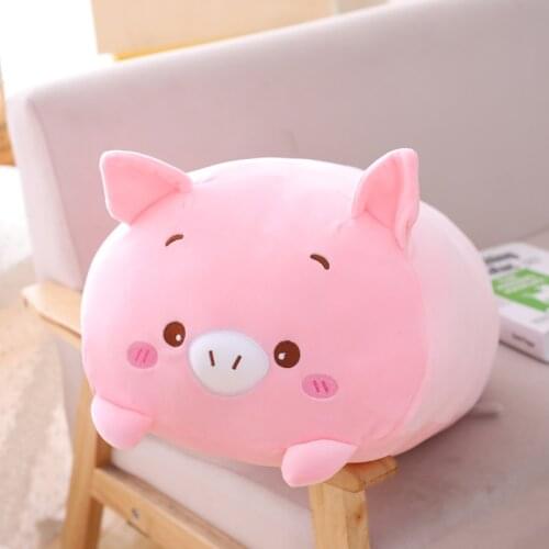 Cute Pig Plush Toy Animal Sweet Pig Kawaii Soft Cartoon Stuffed Doll Baby Pillow Gifts Kawaii Pillows Stuffed Toy Kawaii Doll
