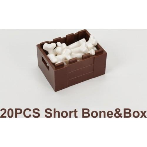 [MOC Hub] Short Bone&Container Box Building Blocks Compatible Major Brand Kids Assembled Toys 30150 Early Learning