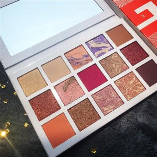 2019 New 15 Colors Eyeshadow Pallete Beauty Glazed Makeup Matte Glitter Make Up LongLasting Eye shadow Palette Cosmetics