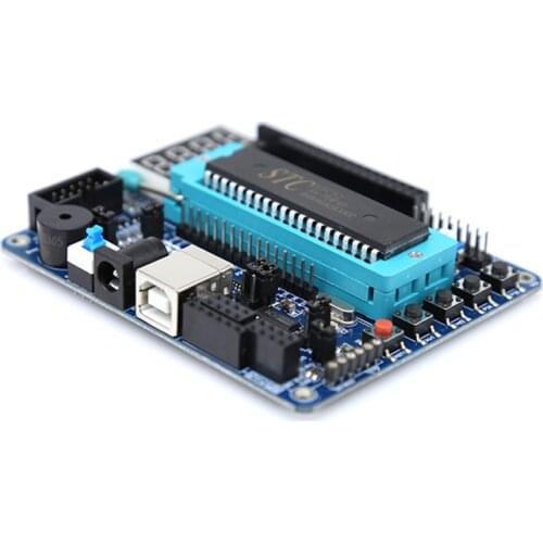 51 SCM Development Board STC89C52 Minimal System C51 Learning Experiment Programming Intelligent Car Control Board Smart Robot