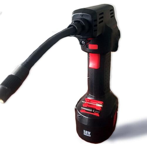Portable 12V Car Auto Electric Air Compressor Pump with 3m Long Extended Power Cord with battery