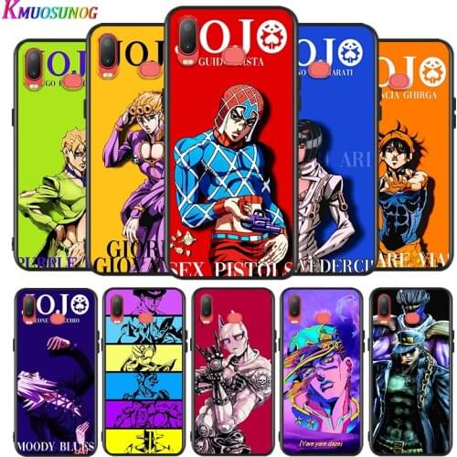 JoJos Bizarre Adventure for Samsung Galaxy A9 A8 Star A750 A7 A6 A5 A3 Plus 2018 2017 2016 Silicone Black Phone Case Cover