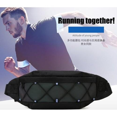 Chest Bag Men Belt Pack Banana Pack Reflective Strip Waterproof Waist Bag Male Travel Phone Pouch Crossbody Bags Men Fanny Pack