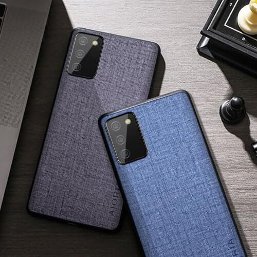 Fabric Silicone Case For Samsung Galaxy A02S A51 Soft TPU Bumper Back Cover For Samsung A02s 02s SM-A025F A02S 6.5inch Case