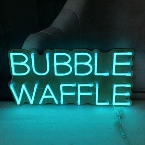 Bubble Waffle Personalized Logo Customized Letter LED Custom Neon Signs Light for HOME Decoration Neon Signs for SHOP