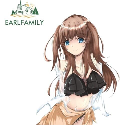 EARLFAMILY 13cm x 9.9cm for Kakyoin Chieri JDM Car Sticker Motorcycle Laptop Car Assessoires Waterproof Graffiti Surfboard Decor