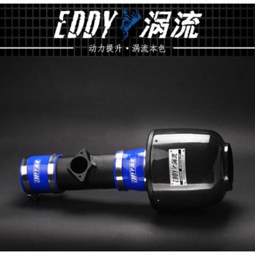 EDDY Intake System Air Intake Pipe & Carbon Fiber Air Filter for Volkswagen VW Golf 4 1.8 Engine Parts Car Accessories