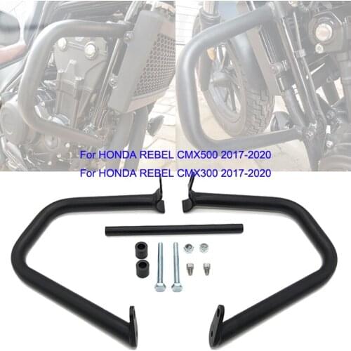 For Honda Rebel 300 Rebel 500 CMX500 CMX300 2017 2018 2019 2020 Motorcycle Parts Crash Bar Engine Guard Frame Bumper Protector