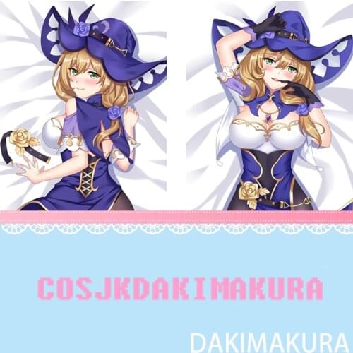 Genshin Impact Lisa Minci Anime Game Female Dakimakura Body Hugging Pillow Cover Otaku Pillow Case High Quality Cosplay Gifts