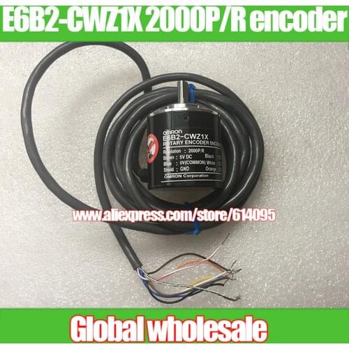 1pcs E6B2-CWZ1X 2000P/R encoder for Omron / 2000 line rotary encoder / 2M incremental encoder