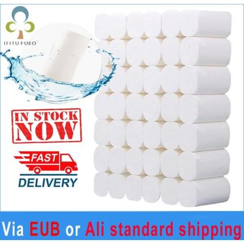 10 Rolls Four Layers Toilet Tissue Home Bath Toilet Roll Paper Soft Paper Skin-friendly Paper Towels Fast Shipping GYH