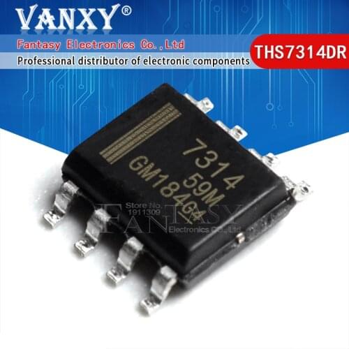 10pcs THS7314DR SOP-8 THS7314D SOP THS7314DRG4 THS7314 7314D 7314 SOP8
