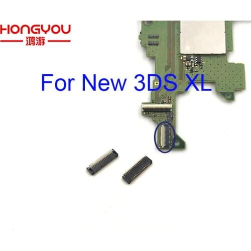 10pcs Replacement Part For new 3ds ll volume cable Socket Clip Ribbon Connector Socket for NEW 3DS XL Console Repair Parts