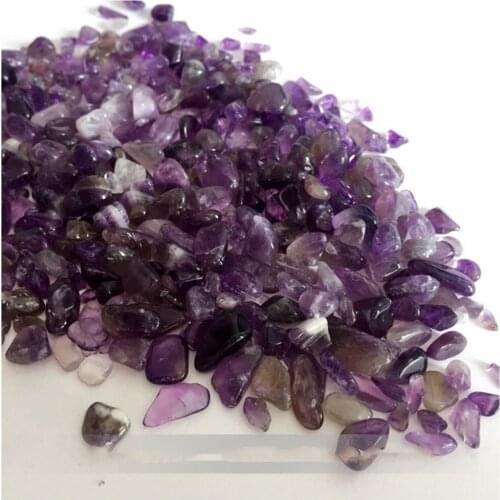 10 Ounce Amethyst Tumbled Chips Stone Crushed Crystal Quartz Pieces Irregular Shaped Stones W3058