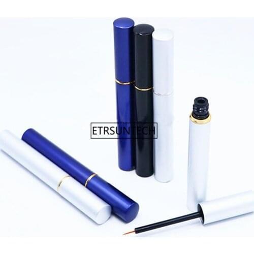 100pcs 6ml Silver Blue Mascara Eyelash Growth Serum Tubes Empty Lash Lift Liquid Eye Liner Beauty Containers Packaging F3349
