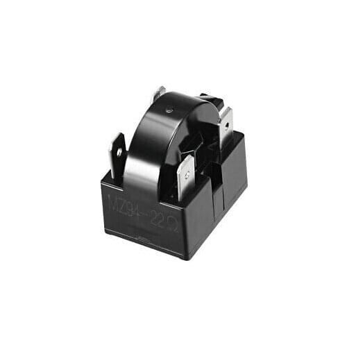 22 Ohm 4 Pin Refrigerator PTC Starter Relay Black