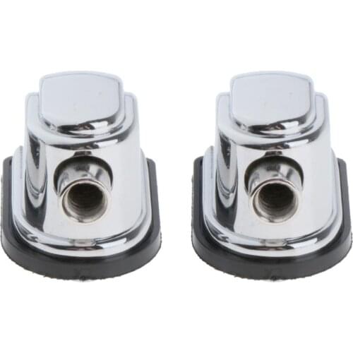 2x Metal Snare Drum Lugs Kit Replacements Percussion Parts Accessory Silver