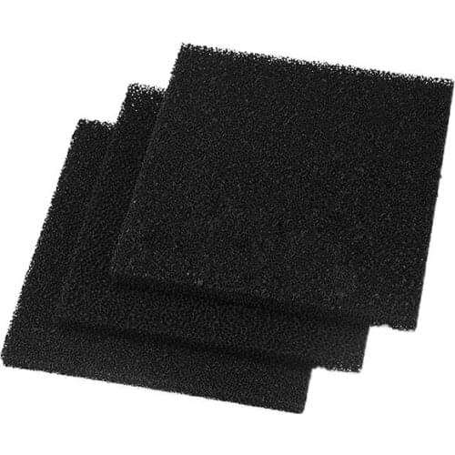 10pcs High Density Activated Carbon Foam Black Filter Solder Smoke Absorber ESD Fume Extractor 13cm for Air Filtration Tools