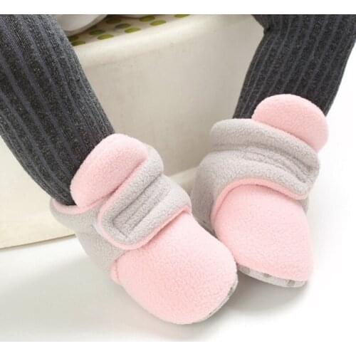 Cotton Shoes Baby Boy Girl Autumn Crib Shoes Warm Baby Toddler Shoes Soft Bottom Baby Frist Walking Shoes