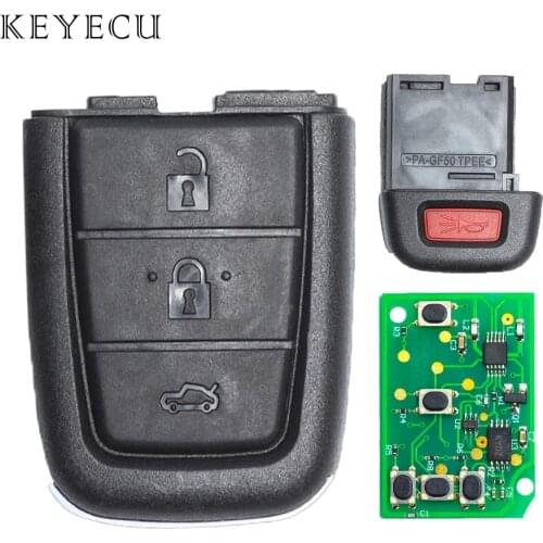 Keyecu Remote Key Fob 3+1 Button 315 / 433MHz for Holden VE SS SSV SV6 Commodore 2006 2007 2008 2009 2010 2011 2012 2013