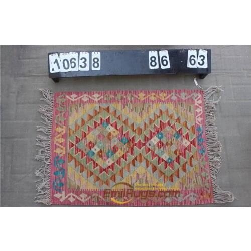 Kilim Wool Rug Folk Carpet Carpets For Living Room Geometric Carpet Bedroom Natural Sheep Wool