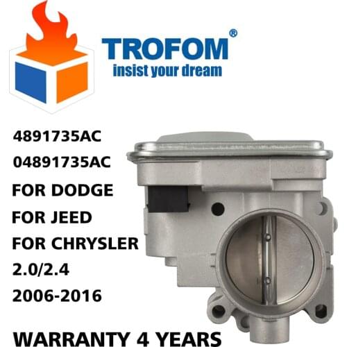 Throttle Body Assembly For DODGE AVENGER JOURNEY CALIBER JEEP PATRIOT COMPASS CHRYSLER 200 4891735AC 04891735AC 4891735